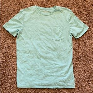 Turquoise Blue GapKids Tee. Pocket on front!
